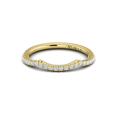 Matching Band for Entwined Oval Halo Engagement Ring
