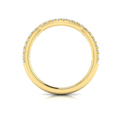 Matching Band for Entwined Oval Halo Engagement Ring