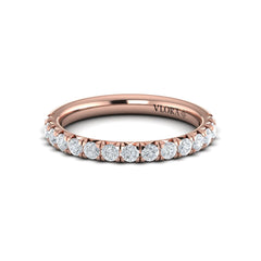 Matching Band for French Cathedral Round Diamond Engagement Ring