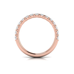 Matching Band for French Cathedral Round Diamond Engagement Ring