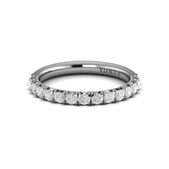 Matching Band for French Cathedral Round Diamond Engagement Ring