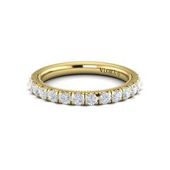 Matching Band for French Cathedral Oval Hidden Halo Engagement Ring