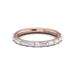 Matching Band for Serenity Oval Hidden Halo Engagement Ring