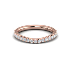 Matching Band for Timeless Halo Split Shank Oval Engagement Ring