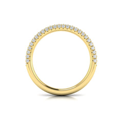 Matching Band for Splendid Cathedral Split Shank Oval Engagement Ring