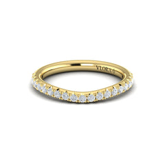 Matching Band for Elegant Halo Emerald Cut Engagement Ring