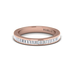 Matching Band for Opulent Cathedral Round Diamond Engagement Ring