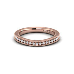 Matching Band for Intricate Hidden Halo Engagement Ring