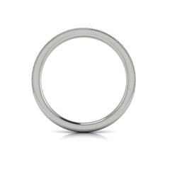 Matching Band for Vintage Splendor Oval Split Shank Engagement Ring