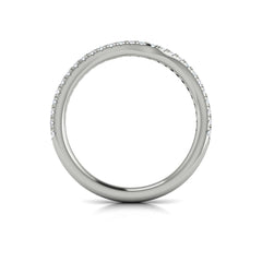 Matching Band for Bypass Oval Engagement Ring