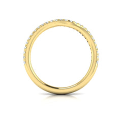 Matching Band for Bypass Oval Engagement Ring