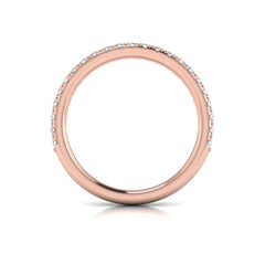 Matching Band for Woven Embrace Three Stone Engagement Ring