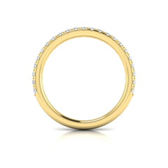 Matching Band for Woven Embrace Three Stone Engagement Ring